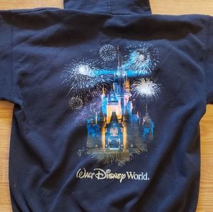 VINTAGE Walt Disney World Full Zip Hooded Sweater